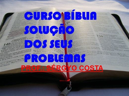 Curso de BIBLIA SOLUÇÃO DOS SEUS PROBLEMAS